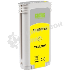 Картридж струйный Cactus CS-B3P21A №727 желтый (130 мл) для HP DJ T920/T1500/T2530