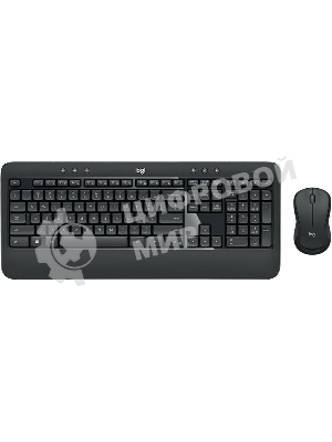 Комплект клавиатура+мышь беспроводной LOGITECH MK540 Advanced black (USB, 1000dpi) (920-008686)