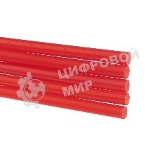 Клеевые стержни Rexant, Ø7 мм, 100 мм, красные, 6 шт., блистер