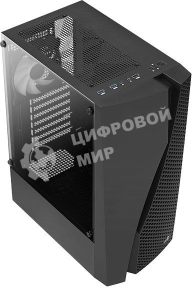 Компьютерный корпус Aerocool / Formula Wave-G-BK-v2 черный без БП mATX 3x120mm 1xUSB2.0 2xUSB3.0 audio