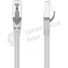 Патч-корд Vention прямой SFTP cat.6A, RJ45 - 0,5м. Серый