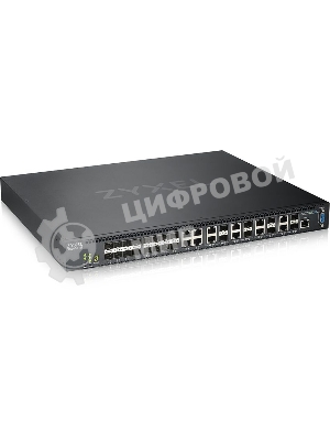 Коммутатор Zyxel XS3800-28 L2+ switch, 4xRJ-45: 1/2.5/5/10G, 8xCombo (SFP: 1/10G, RJ-45: 1/2.5/5/10G), 16xSFP +