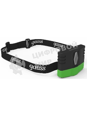 Фонарь налобный Gauss GFL406 5W 180lm Li-ion 500mAh LED 1/12/72
