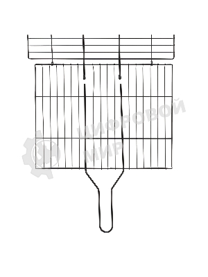 Решетка гриль Camping Palisad 260х350 мм антиприг.