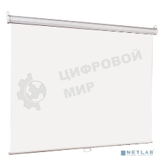 Настенный экран Lumien Eco Picture 115х180 см (рабочая область 109х174 см) Matte White восьмигранный корпус, возможность потолочн./настенного крепления, уровень в комплекте, 16:10 (треугольная упаковка)