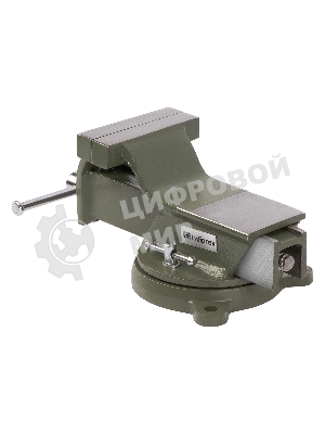 Тиски слесарные Сибртех 100 мм, стальные, поворотные