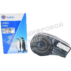 Картридж ленточный G&G GG-M21-750595WT черный на белом 19.1x6.4 для Brady BMP21-PLUS/BMP21-LAB