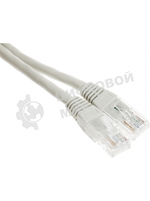 Патч-корд UTP Cablexpert cat.6, 0.5м, литой, многожильный, серый