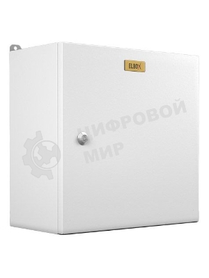 Шкаф электротехнический настенный Elbox EMW, IP66, 600х600х210 мм (ВхШхГ), дверь: металл, металл, серый