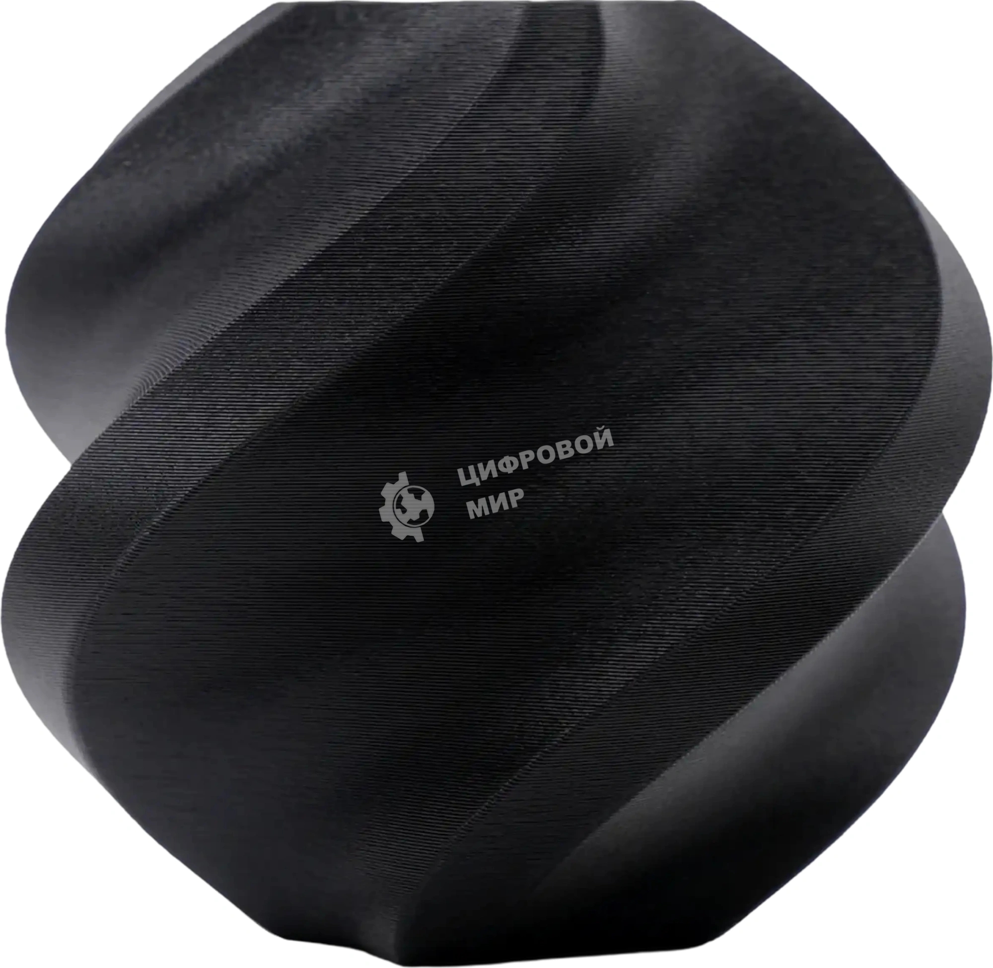 Пластик Bambu lab : PLA Matte plastic, color charcoal gray, on reusable spool