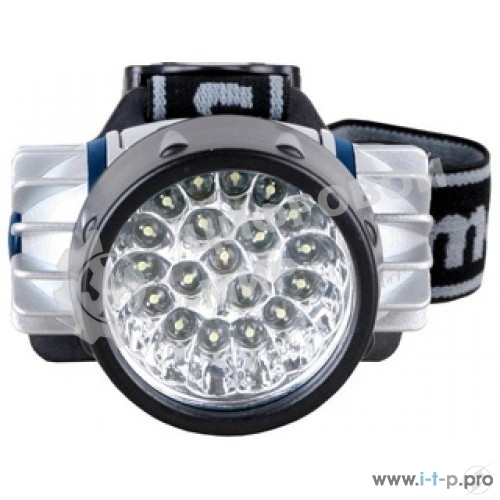 Фонарь Camelion LED5323-19Mx (фонарь налобн, металлик,19 ультра ярк LED, 4 реж, 3XR03 в компл, пласт, блис)