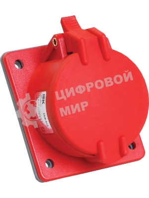 Розетка СП Magnum 32А 200/346-240/415В 3P+PE+N 6ч ССИ-425 IP44 IEK PSN42-032-5