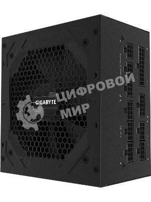 Блок питания Gigabyte P750GM (GP-P750GM), 750Вт, 80 PLUS Gold, 120мм, модульный, черный