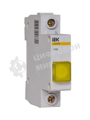 Лампа сигнальная ЛС-47М жел. IEK MLS20-230-K05