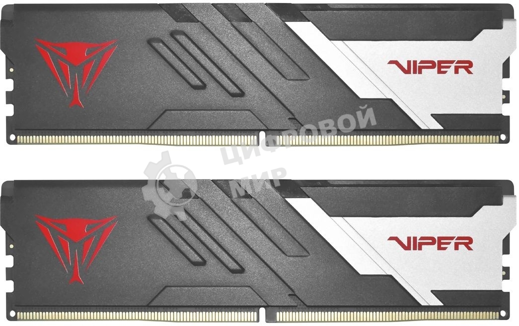 Оперативная память Patriot Viper Venom, DDR5, 32GB (2x16GB), 7200MHz, CL34, DIMM, с радиатором, черный
