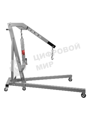 Кран гидравлический Matrix 1 т, h подъема 25–2060 мм, складной (комплект из 2 частей)