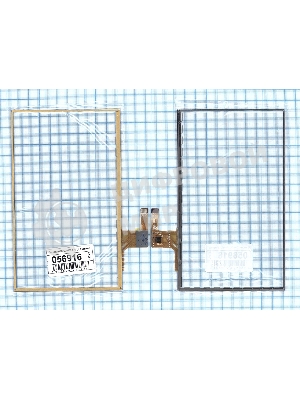 Сенсорное стекло (тачскрин) CTP070032-FPC_1.0, черное