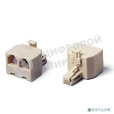 Разветвитель US-12 RJ45 8P8C (джек) -> 2x8P8C (розетки)