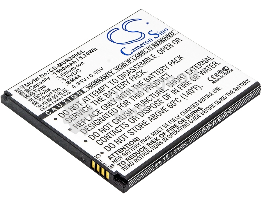 Аккумулятор CameronSino CS-MUR200SL BM44 для Xiaomi Redmi 2 3.8V, 1500mAh, 5.70Wh