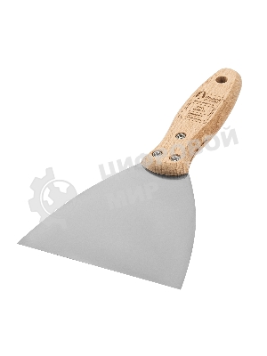 Шпательная лопатка Matrix из нержавеющей стали, 120 мм, буковая рукоятка, EFP