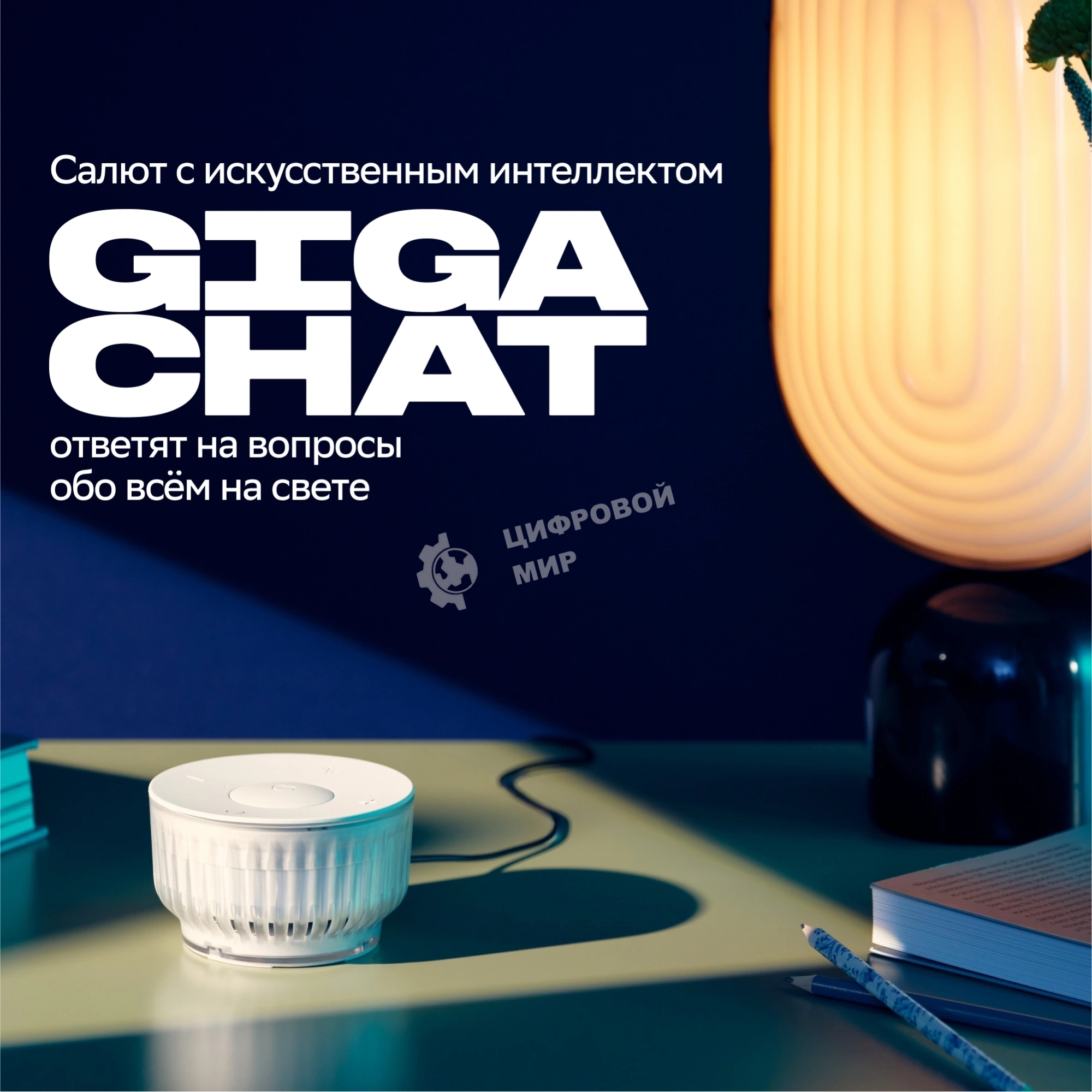 Умная колонка Sber Boom Mini 2 SBDV-00250B Салют синий 5W Mono BT/Wi-Fi