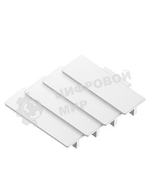 Заглушка для профиля GP8160 WH белый 28.6*10