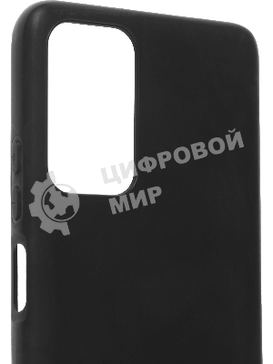 Чехол (клип-кейс) BORASCO Silicone Case, для Xiaomi Poco M4 Pro, черный (матовый) 70106