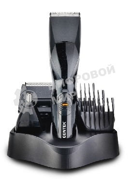 Машинка для стрижки Centek CT-2131 черный Набор для стрижки Centek CT-2131 (черн) 3 В1 + СТРИЖКА + БРИТВА + ТРИММЕР ДЛЯ НОСА