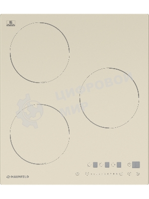 Индукционная варочная панель Maunfeld EVI.453-BG, конфорок: 3 шт., стеклокерамика, независимая, бежевый