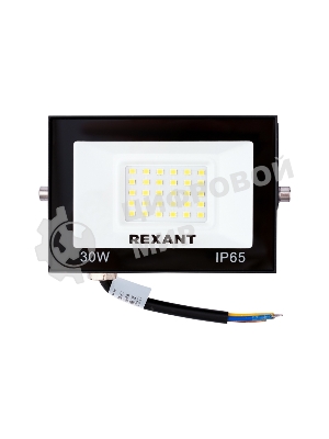 Прожектор Rexant СДО 30 Вт 2400 Лм 4000 K черный корпус