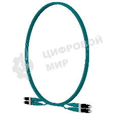 Патч-корд Panduit FZ2ELLNLNSNM002 2x50/125 OM4 LC дуплекс-LC дуплекс 2м LSZH аквамарин