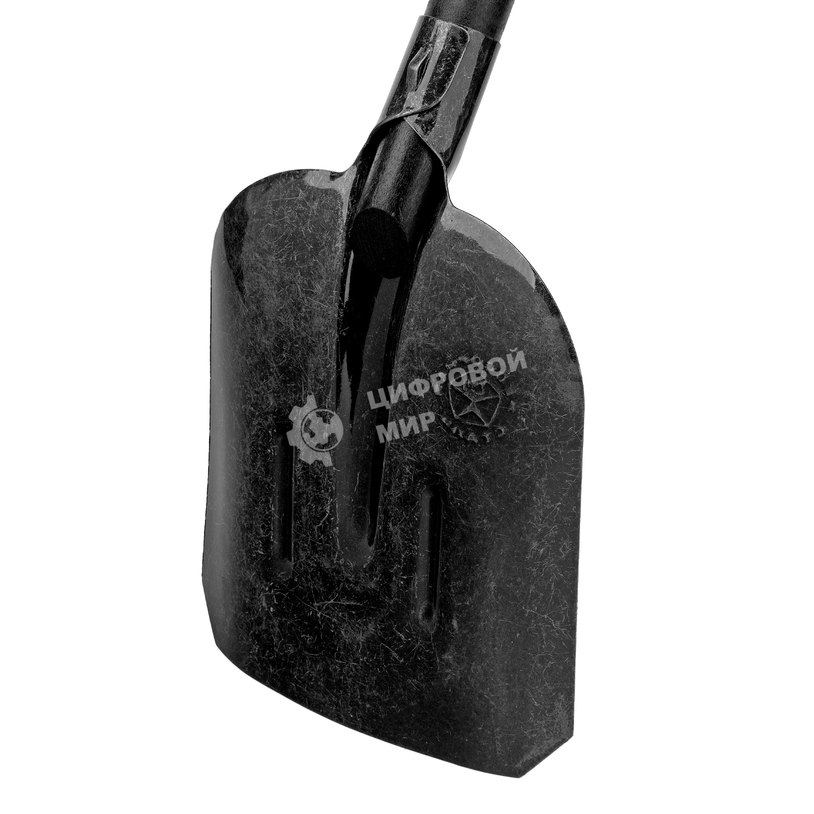 Лопата совковая Palisad LUXE 235х285х1310 мм, ребра жесткости, деревянный черенок, с рукояткой