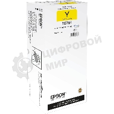 Картридж струйный Epson C13T878440 желтый (50000 стр. 425.7 мл) для WorkForce WF-R5190DTW WF-R5190, WF-R5690DTWF WF-R5690