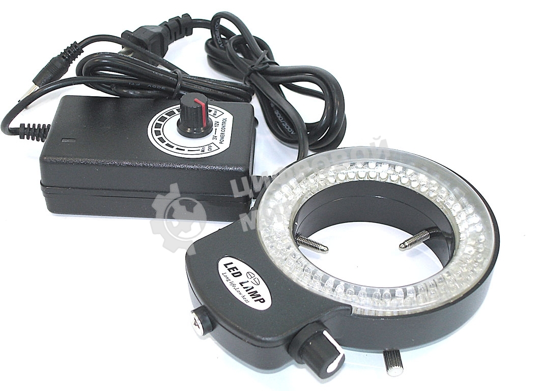 Универсальная регулируемая светодиодная подсветка для микроскопов 144 диода