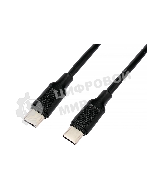 Кабель USB2.0 Cablexpert СС-USB2.0-240W-2M Type-C/Type-C, 5А, 240Вт, PD3.1/QC4.0, медь, 2м, черный, пакет