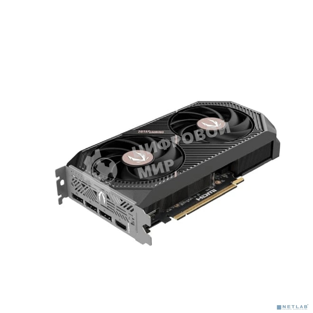 Видеокарта Zotac RTX 5060Ti AMP 8Gb GDDR7 128bit 3xDP HDMI 2FAN MEDIUM PACK