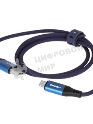 Кабель Crown USB - microUSB CMCU-3103M blue