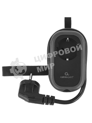 Удлинитель Cablexpert Exnovo mini, EXN-1-CU2-B-1.13, 1р, 16А, 1xType-C PD, 20 Вт, 2хUSB QC, 18Вт, 1.13м, ур.защиты 1+, черный, коробка