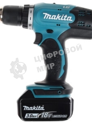Дрель-шуруповерт Makita DDF453RFE, 18 В, 3 Ач, 42 Нм, щеточный