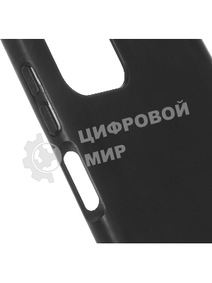 Чехол (клип-кейс) BORASCO Silicone Case, для Xiaomi Poco M4 Pro, черный (матовый) 70106