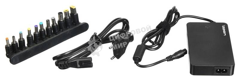 Блок питания Ippon S90U автоматический 90W 15V-19.5V 8-connectors 5A 1xUSB 2.1A от бытовой электросети LED индикатор