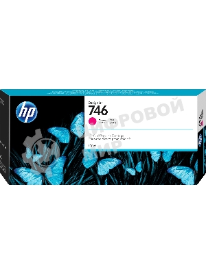 Картридж струйный HP 746 300-ml пурпурный Ink Cartridge