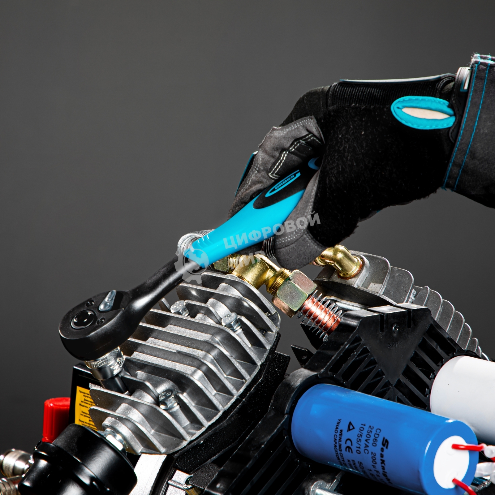 Ключ-трещотка Gross 14084 3/8