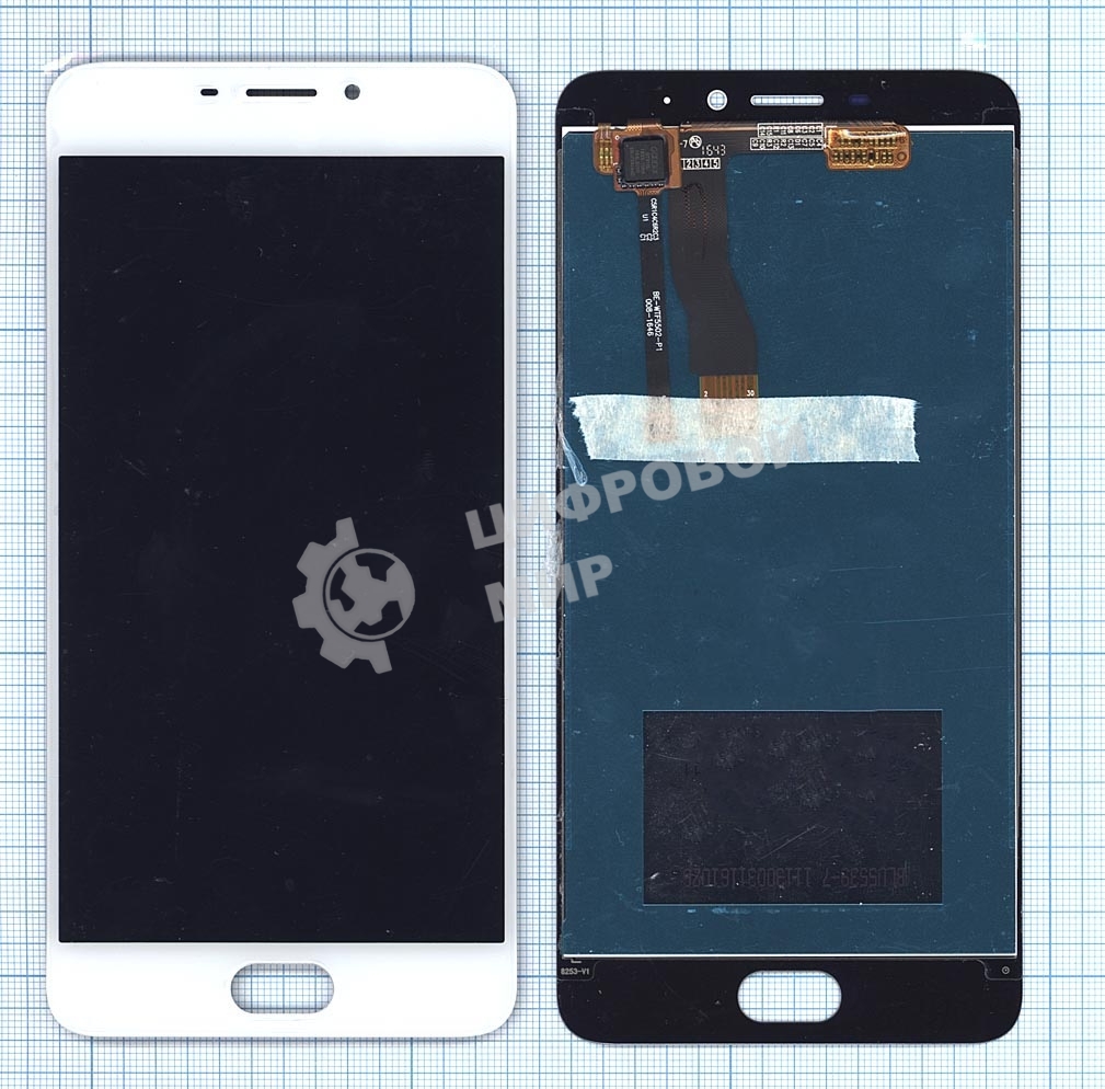 Дисплей для Meizu M5 Note белый