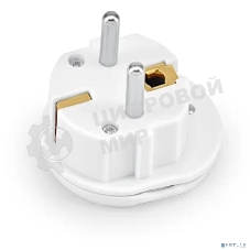 Адаптер-переходник Buro BU-PA01-W (1 розетка) белый (пакет ПЭ)