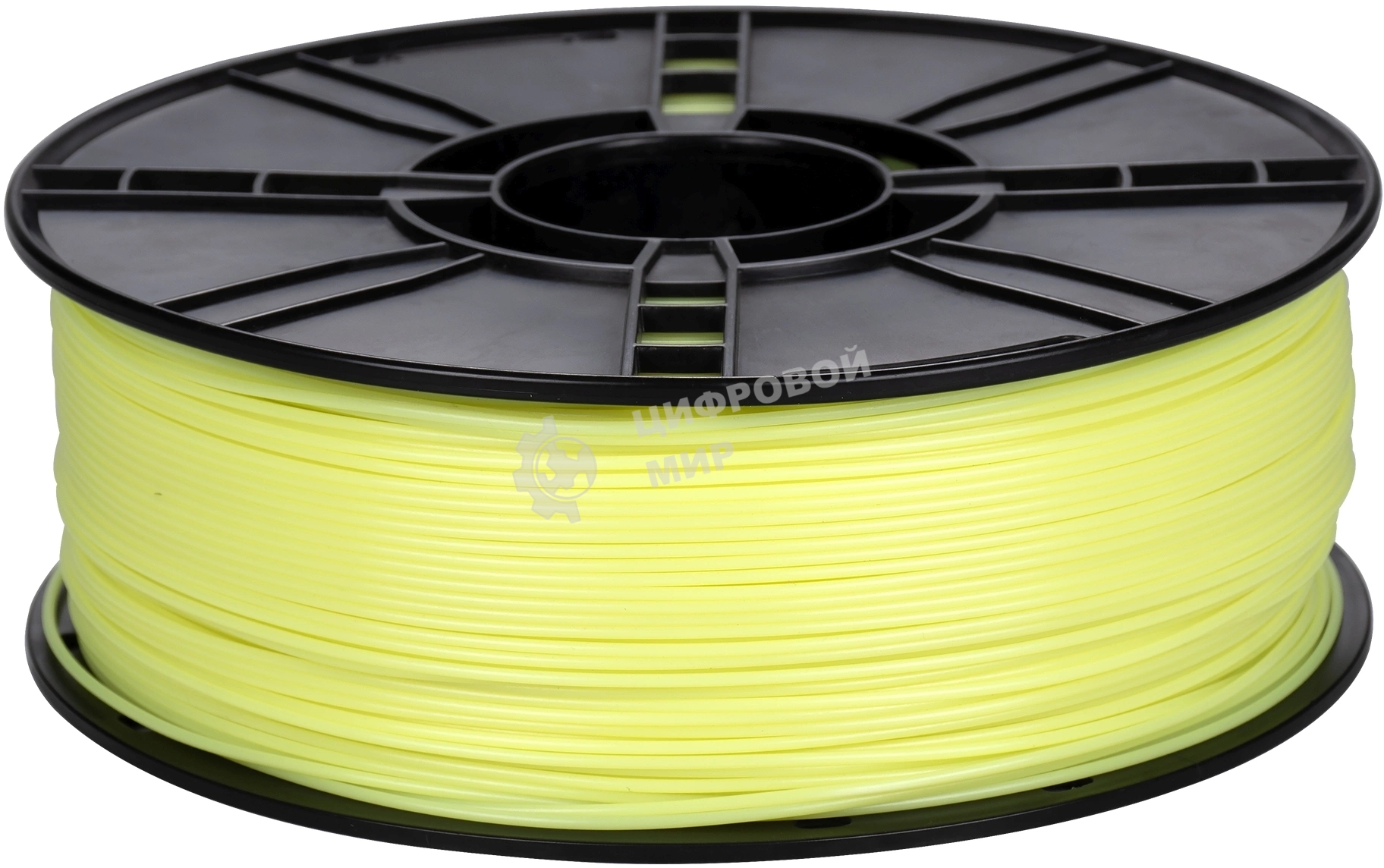 Пластик для принтера 3D Cactus CS-3D-ABS-1KG-L-YELL ABS LUMINOUS d1.75мм 1кг 1цв.