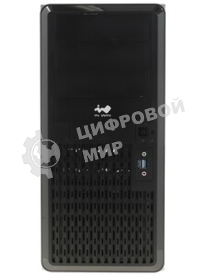 Компьютерный корпус Midi Tower InWin PE689 Black 750W P75F 80plus Gold USB3.0*2+A(HD)+front fan 120мм*1+rear fan 120мм*1+ 2*2SATA+1*1SATA+Intrusion Switch/holes for SL20” RACKMOUNT