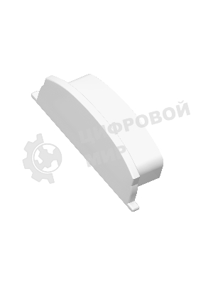 Заглушка для профиля GP8180 WH белый 18*4