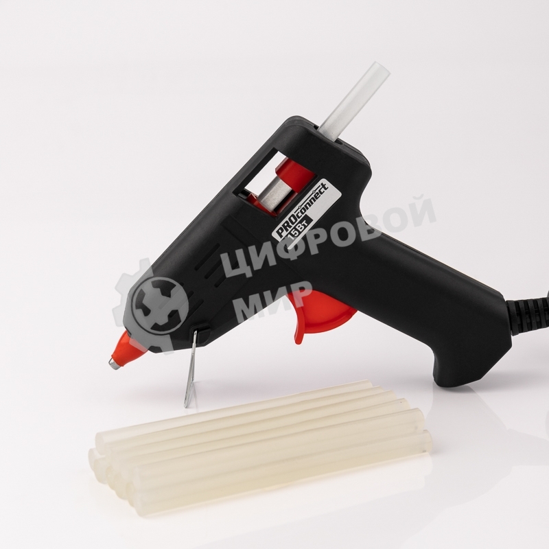 Набор ПК01 для творчества Rexant (пистолет 15 Вт, стержни 7 мм)