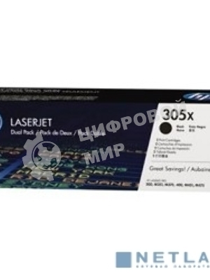 Картридж лазерный HP CE410XD черный двойная упаковка для CLJ Pro 300 Color M351/Pro 400 Color M451/Pro 300 Color MFP M375/Pro 400 Color MFP M475 2 х 4000 стр.